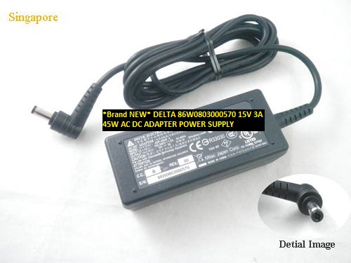 *Brand NEW* 45W AC DC ADAPTER DELTA 15V 3A 86W0803000570 POWER SUPPLY